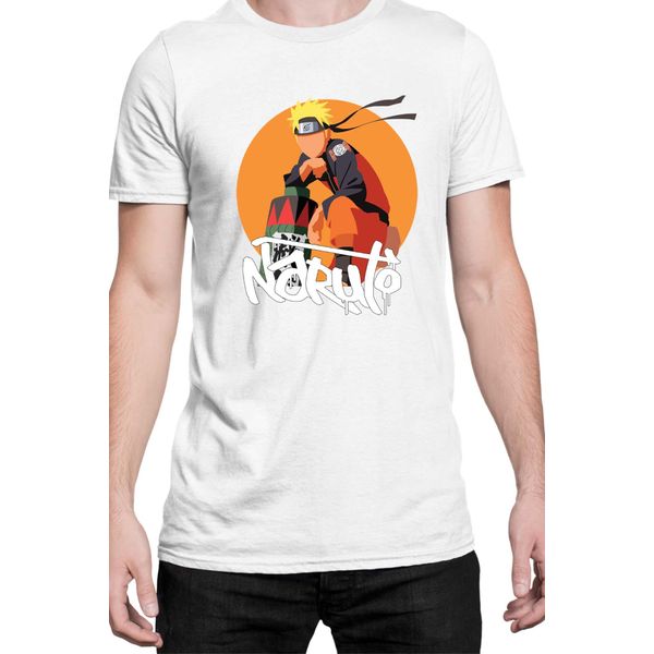 Maglietta Da Uomo Naruto Naruto 04, Man 4XL , Blanc-image