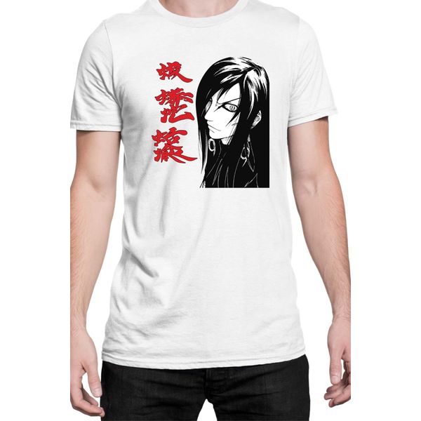 Maglietta Da Uomo Naruto Orochimaru 01, Man 2XL , Blanc-image