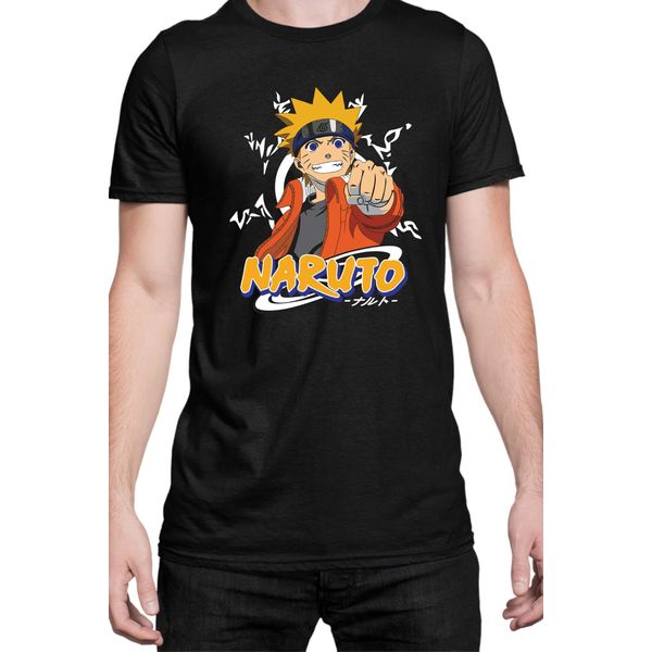 Maglietta Da Uomo Naruto Naruto 07, Man 5XL , Noir-image
