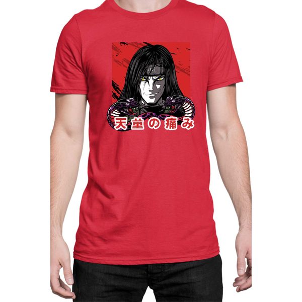 Maglietta Da Uomo Naruto Orochimaru 02, Man 3XL , Rouge-image