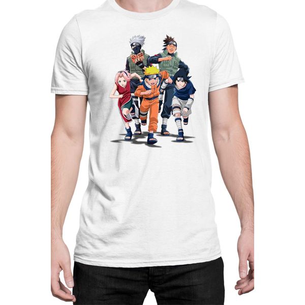 Maglietta Da Uomo Naruto Team 7 04, Man Xl , Blanc-image