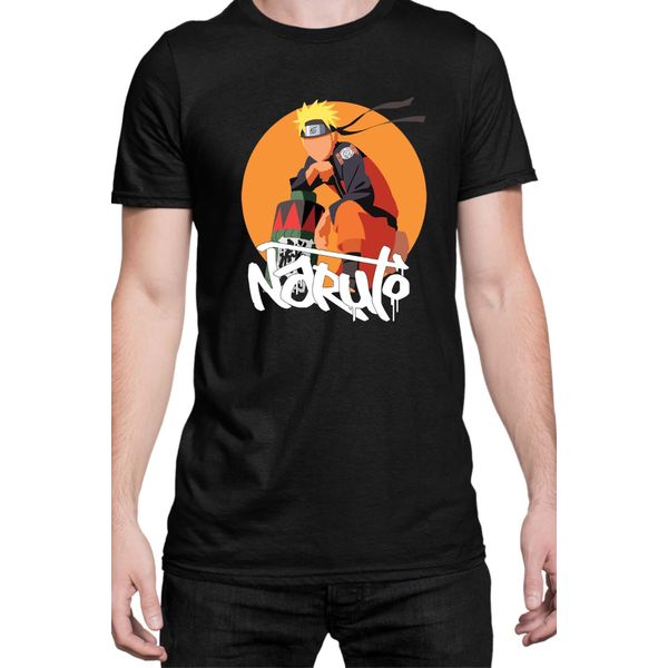 Maglietta Da Uomo Naruto Naruto 04, Man 5XL , Noir-image