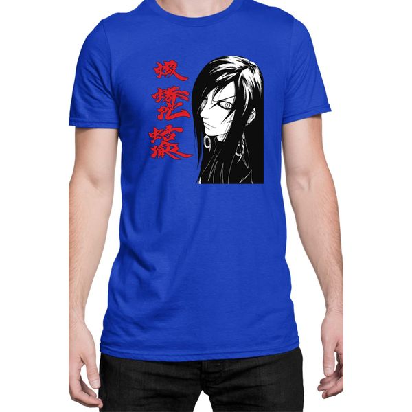 Maglietta Da Uomo Naruto Orochimaru 01, Man 2XL , Bleu-image