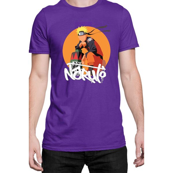Maglietta Da Uomo Naruto Naruto 04, Man M , Lilas-image