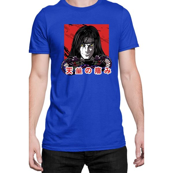 Maglietta Da Uomo Naruto Orochimaru 02, Man 3XL , Bleu-image