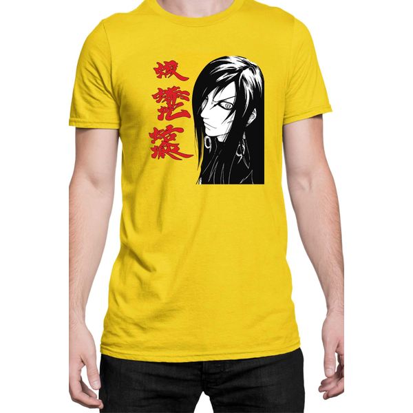 Maglietta Da Uomo Naruto Orochimaru 01, Man 3XL , Jaune-image