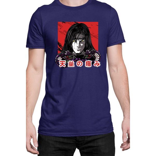 Maglietta Da Uomo Naruto Orochimaru 02, Man Xl , Bleu Foncé-image