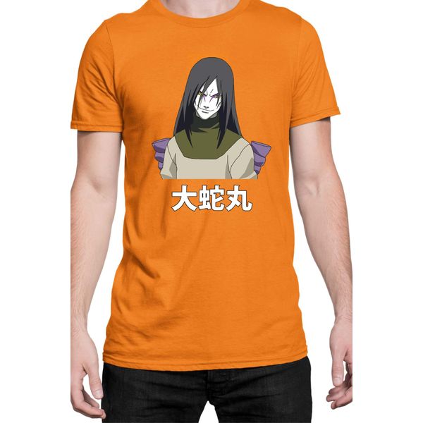 Maglietta Da Uomo Naruto Orochimaru 03, Man S , Orange-image