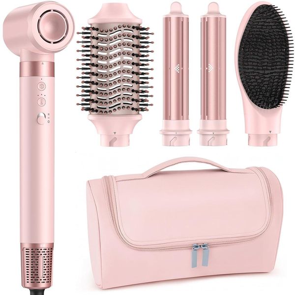 Airstyler 5 In 1 Multi-Hairstyler Ion Hair Dryer-Air Wrap Set, Styling Per Tutti I Tipi Di Capelli, Senza Danni Da Calore, Arricciatura, Volumizzazione, Lisciatura-image
