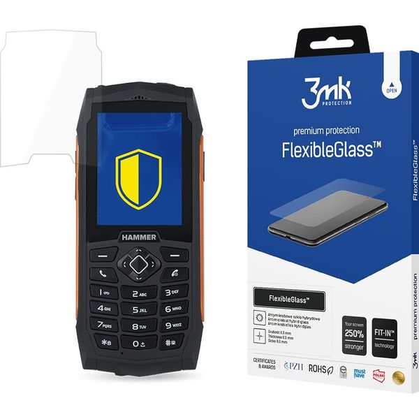 Myphone Hammer 3 Plus - Vetro Flessibile 3Mk-image