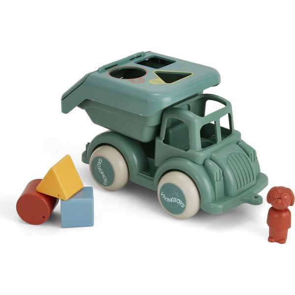 Viking Toys Camion Della Spazzatura - Giocattolo Educativo Riciclato Per Bambini-image