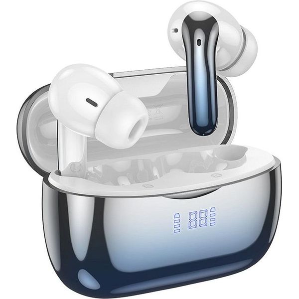 Cuffie Bluetooth Senza Fili Tws Anc+Enc In Blu 320 Mah Versione Bluetooth 5.3-image