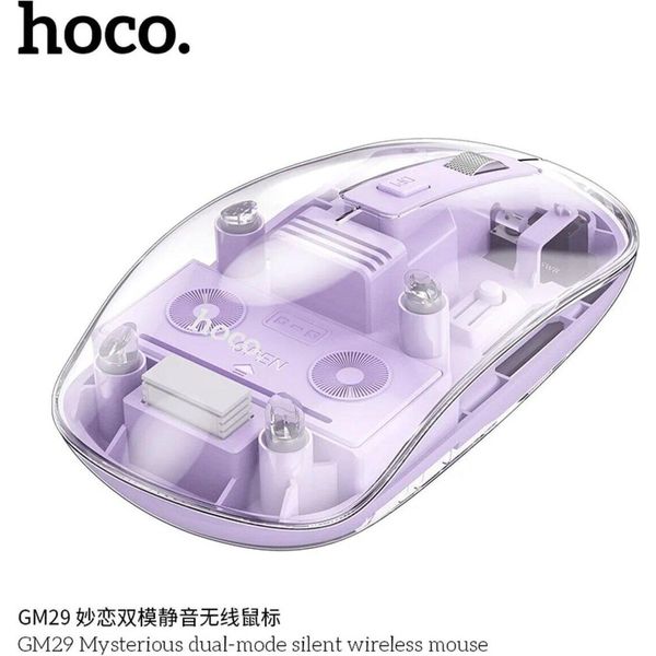 Mouse Per Computer Bluetooth Senza Fili 800-1200-1600 Dpi, 2,4 G, Con 4 Pulsanti-image