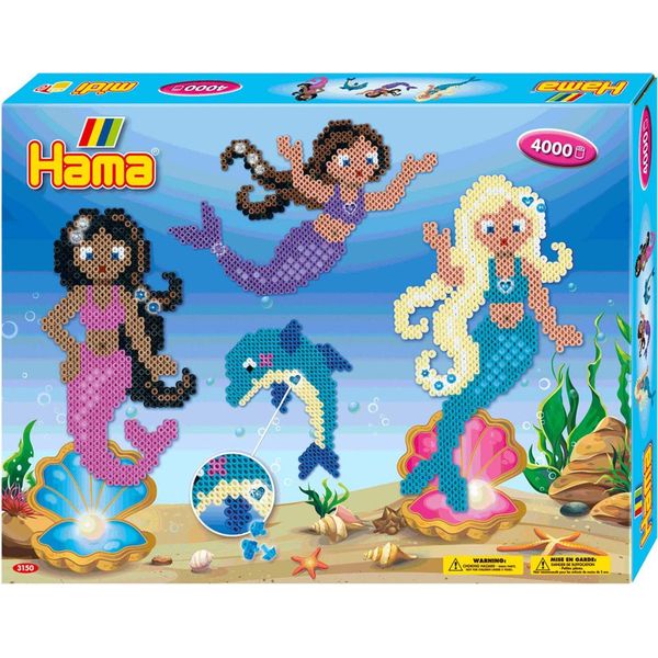 Hama 3150 Hama Ferro Su Perline Midi "Sirene"", Confezione Regalo"-image