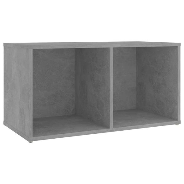 Mobile Tv Grigio Cemento 72X35X36,5 Cm Materiale A Base Di Legno-image