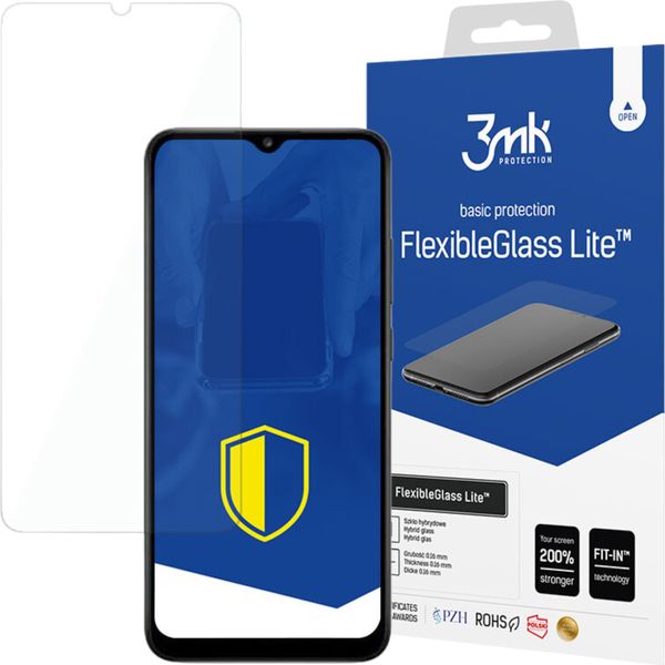 3Mk Display Hybridglass Flexibleglass Lite Per Samsung Galaxy A03S 4G 0,16Mm 6H-image