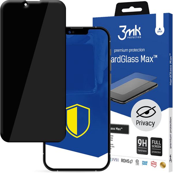 Apple Iphone 13/13 Pro - 3Mk Hardglass Max Privacy Nero-image
