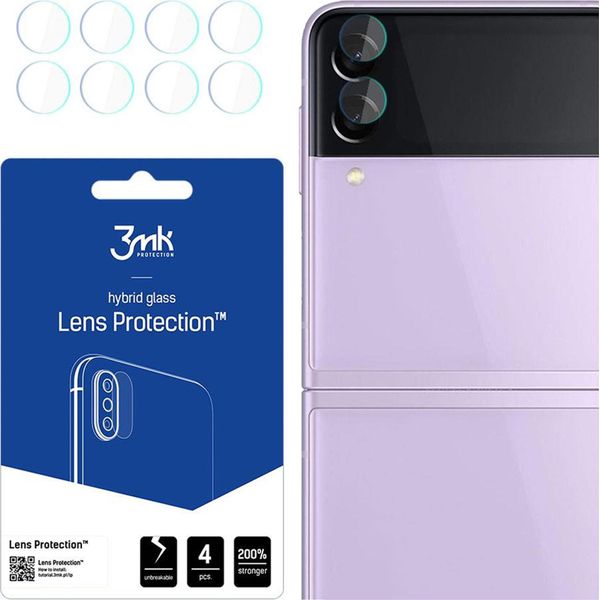 Samsung Galaxy Z Flip 3 5G (Anteriore) - Protezione Lente 3Mk-image