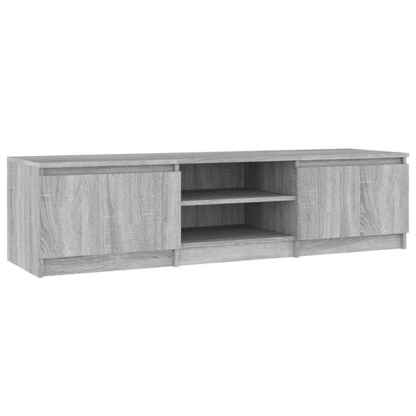 Mobile Tv Grigio Sonoma 140X40X35,5 Cm Materiale A Base Di Legno-image