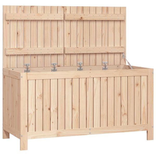 Vidaxl Cassapanca Da Giardino 121X55X64 Cm In Legno Di Pino Massiccio-image