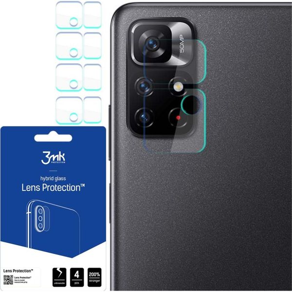 Xiaomi Redmi Note 11S 5G/11T 5G - Protezione Lente 3Mk-image