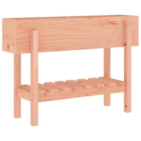 Vidaxl Letto Rialzato 101X30X69 Cm In Legno Massiccio Di Abete Douglas-image