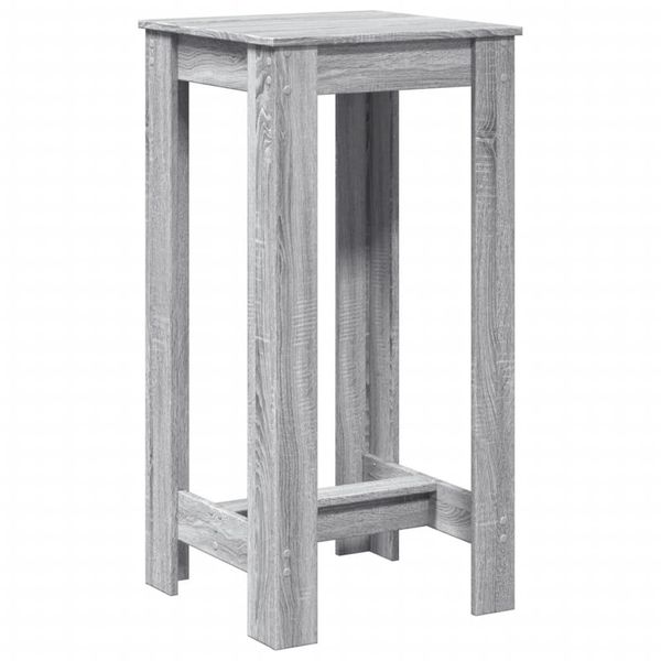 Syfax™ Tavolo Da Bar Grigio Sonoma 51X50X103,5 Cm In Legno Multistrato-image