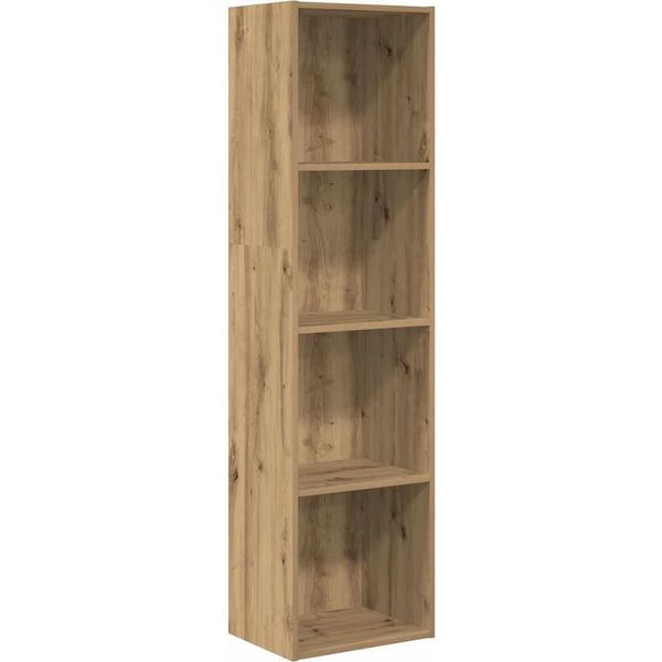 Libreria Artisan In Rovere 40X30X152 Cm Materiale A Base Di Legno-image
