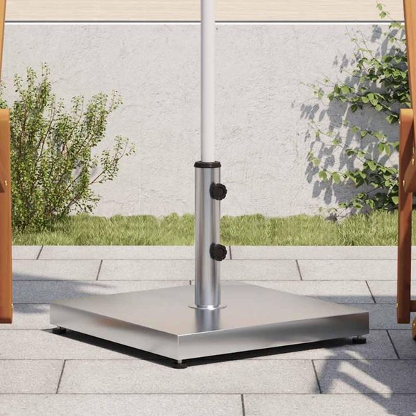 Vidaxl Supporto Per Ombrellone Ø32/38/48 Mm Asta 28 Kg Quadrato-image