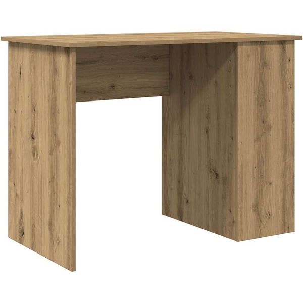 Vidaxl Scrivania Artisan In Rovere 100X55X75 Cm Materiale A Base Di Legno-image