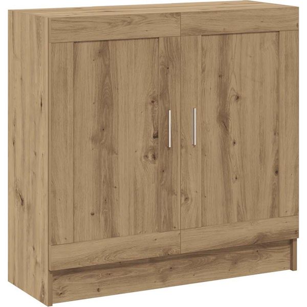 Vidaxl Libreria In Rovere Artigianale 82,5X30,5X80 Cm Materiale A Base Di Legno-image