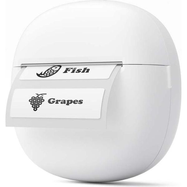 Inf Mini Stampante Termica Portatile 58Mm - Bluetooth Per Etichette E Scontrini Bianco-image