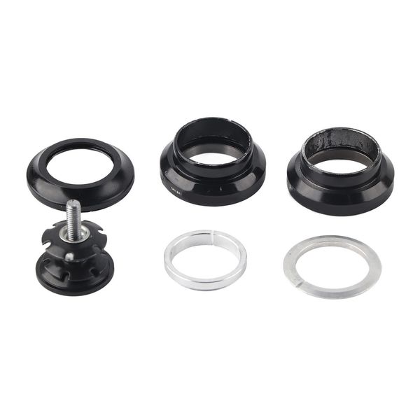 Cuscinetto Per Manubrio Da Bicicletta, Lega Di Alluminio, 34 Mm, Per Tubo Sterzo Diritto Da 28,6 Mm, Nero-image