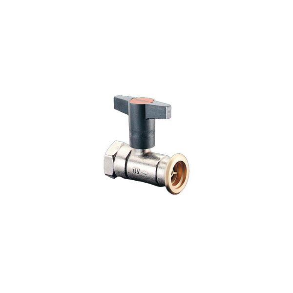 Oventrop Pumpenkugelhahn Optibal P Dn 25, Rp 1Xg 1 1/2, Pn 10, Vtl., Ms Vn (1078171)-image