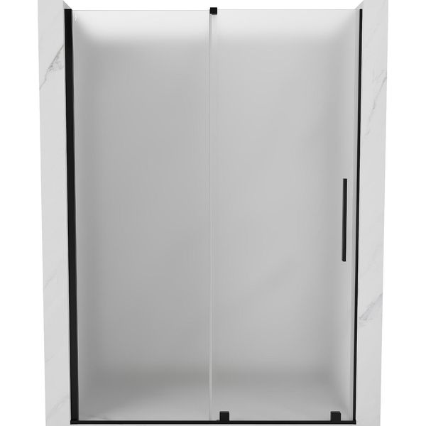 Mexen Velar Porta Doccia Scorrevole 150 Cm, Smerigliata, Nera - 871-150-000-31-70-image