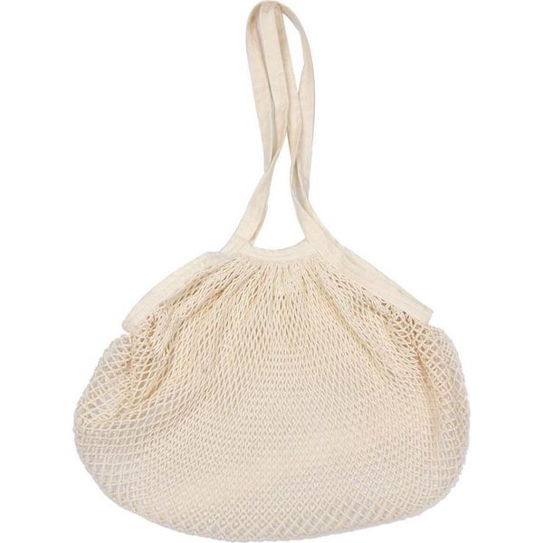 Rete In Cotone - Manico Lungo Bianco|Naturale-image