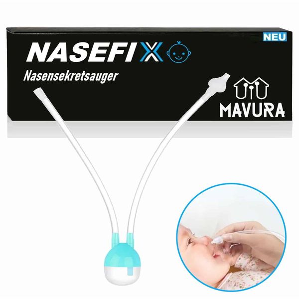 Nasefix Aspiratore Nasale Per Bambini Aspiratore Di Secrezioni Nasali Detergente Nasale Muco Nasale Delicato-image