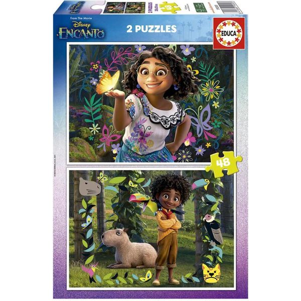 Educa Borras - Puzzle Disney Ecanto 2X48 ElementóW, Oficjalny Produkt Premium-image
