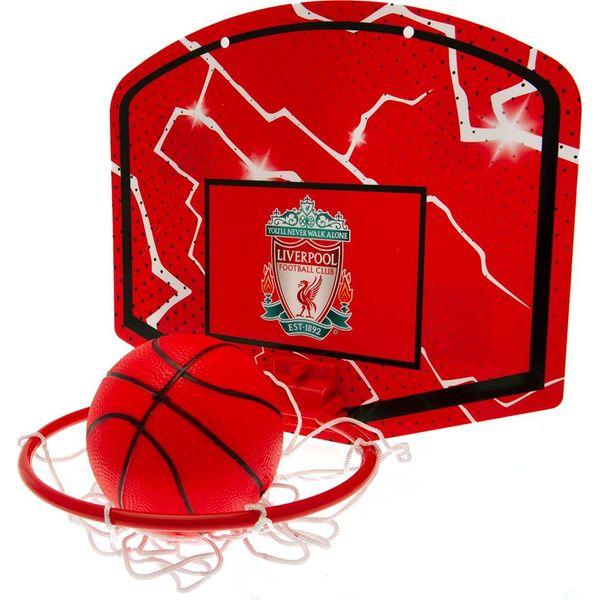 Liverpool Fc - Set Di Mini Canestri Crest TA11064 (Taglia Unica) (Rosso/Nero/Bianco)-image