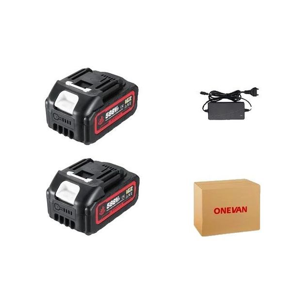 Batteria Agli Ioni Di Litio, 21V, Capacità 22900Mah, 2 Batterie Spina Ue-image