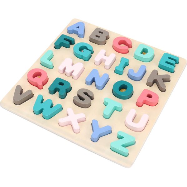 Rebecca Mobili Puzzle Alfabetico Per Bambini Jambo Da 3 Anni In Legno Multicolore 2,5X30X30-image