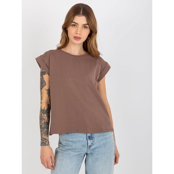 Maglietta Basic Feel Good A Maniche Corte Da Donna Al-Ansari Marrone M-image