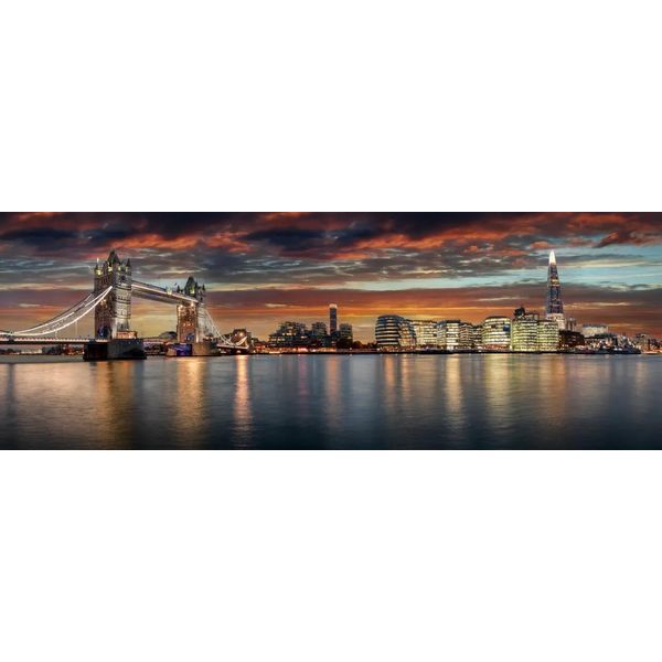 Puzzle D'arte - Puzzle Del Tower Bridge, Skyline Di Londra - 1000 Pezzi-image