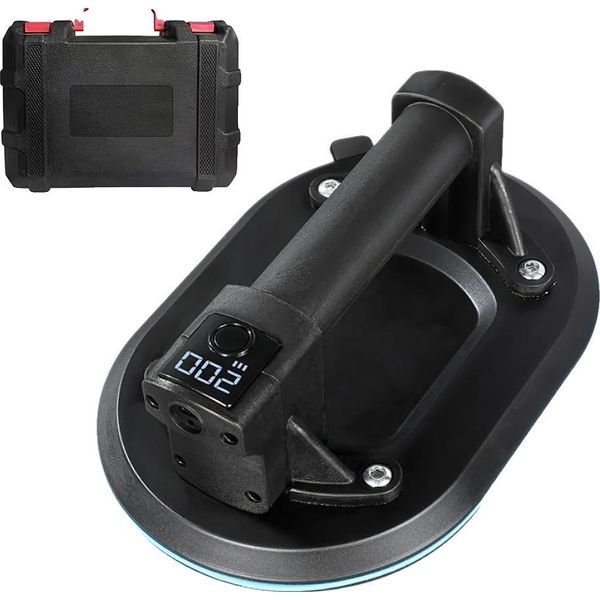 Ventosa Elettrica, Capacità Di Carico 200KG, Batteria 1800Mah, Diametro 200MM, 2 Batterie 1 Spina Ue, 200 Kg-image