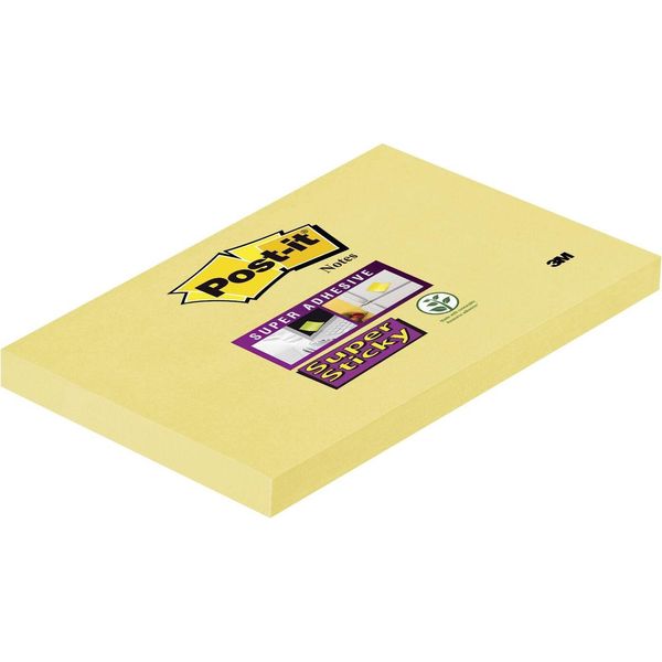 Post-It® Supersticky 655-12SY Note Adesive, 127 X 76 Mm, Giallo Canarino, 90 Fogli-image