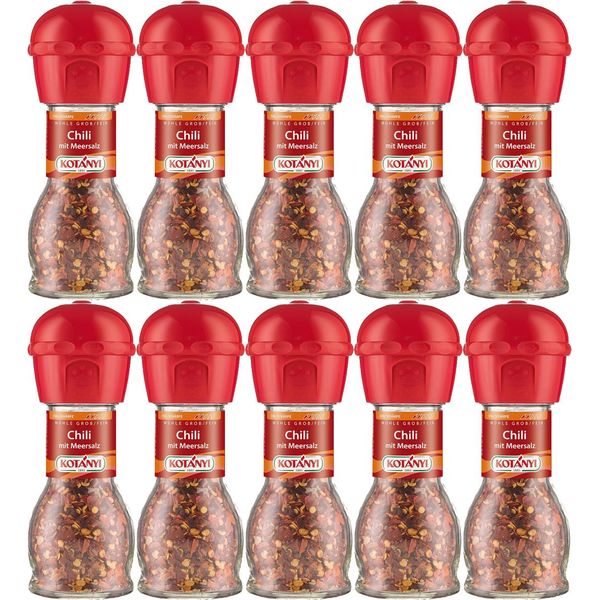 Peperoncino Kotanyi Con Sale Marino Iodato Attenzione Piccantezza 35G Confezione Da 10-image
