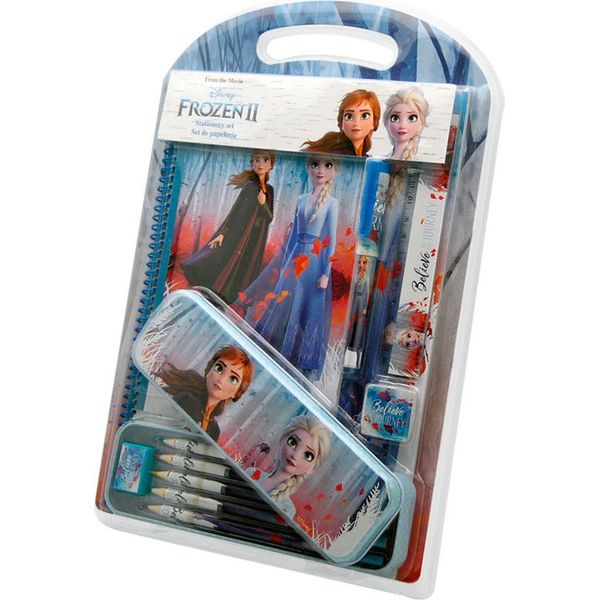 Disney Frozen 2 / La Regina Di Ghiaccio 2 - Set Di Cancelleria 12 Pezzi.-image