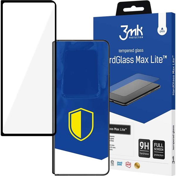 Samsung Galaxy Z Fold 3 5G (Anteriore) - 3Mk Hardglass Max Lite Nero-image