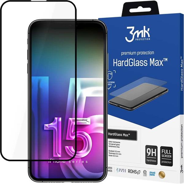 Apple Iphone 15 Pro Max - 3Mk Hardglass Max Nero-image