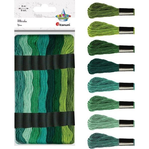 Moulin Verde Tonale 8 Pezzi 8M Serie Craft-Fun Titanum-image